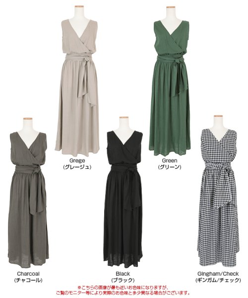 ウエストリボン前後2wayカシュクールワンピース ティティベイト Titivate Magaseek