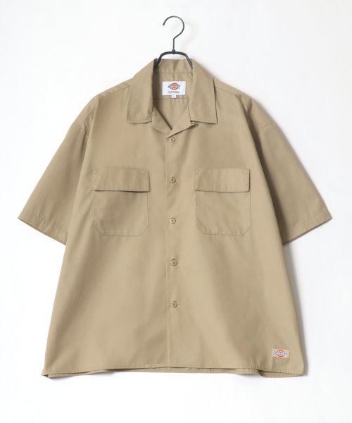 LAZAR(ラザル)/【Lazar】Dickies/ディッキーズ T/Cツイル オーバーサイズ オープンカラー ワークシャツ/CPOシャツ/シャツジャケット/img13