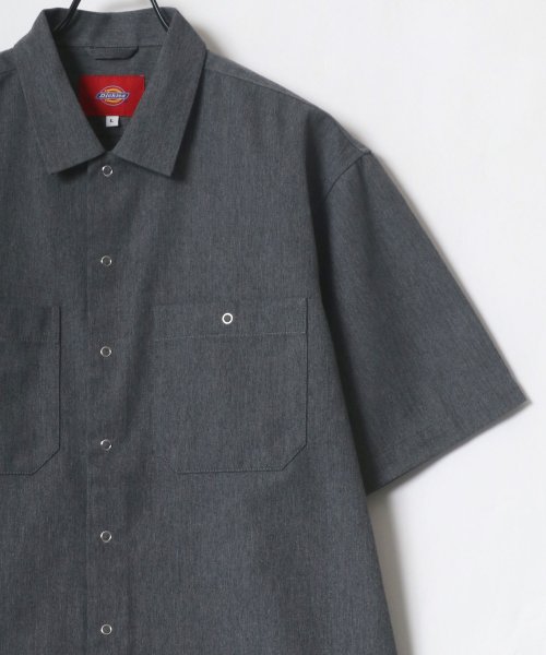 LAZAR(ラザル)/【Lazar】Dickies/ディッキーズ 【別注】 T/Cツイル オーバーサイズ ワークシャツ/CPOシャツ/シャツジャケット/img10