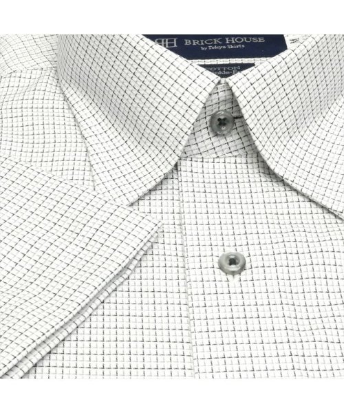 TOKYO SHIRTS(TOKYO SHIRTS)/ワイシャツ 半袖 形態安定 スナップダウン 綿100% メンズ/img03