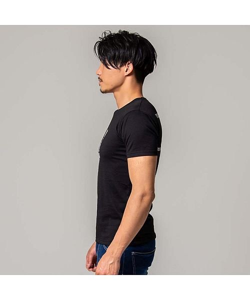 SB Select(エスビーセレクト)/RUMSODA ベアロゴプリントクルーネック半袖Tシャツ メンズ プリント クマ 熊 ユニセックスストリート カジュアル/img06