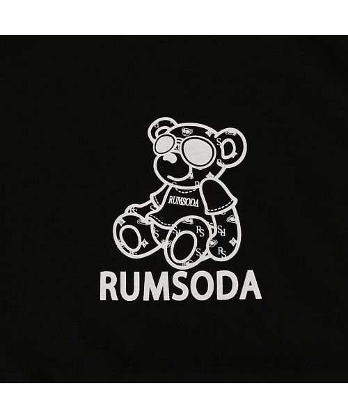 SB Select(エスビーセレクト)/RUMSODA ベアロゴプリントクルーネック半袖Tシャツ メンズ プリント クマ 熊 ユニセックスストリート カジュアル/img11