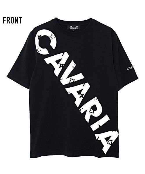 CavariA(キャバリア)/CavariA モノグラムビッグロゴプリントクルーネック半袖Tシャツ メンズ ブランド ラグジュアリースポーツ ラグスポ トップス【C】/img16
