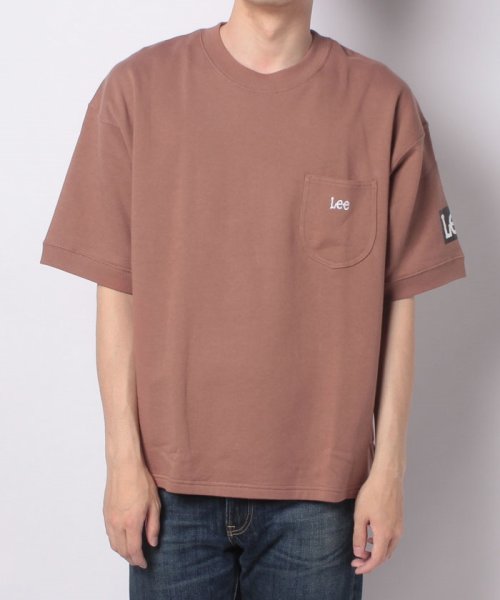 Lee(Lee)/【別注】【LEE】 リー ポケット付き スウェット プリント 半袖 Tシャツ ユニセックス/img18