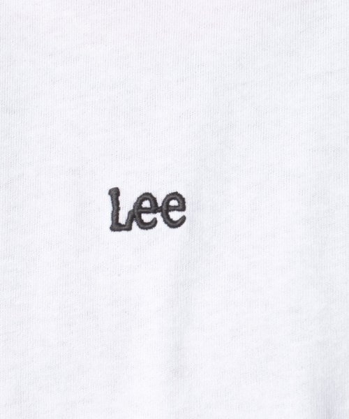 Lee(Lee)/【別注】【LEE】 リー ミニロゴ 刺繍 半袖 Tシャツ ビッグシルエット 22SS/img08