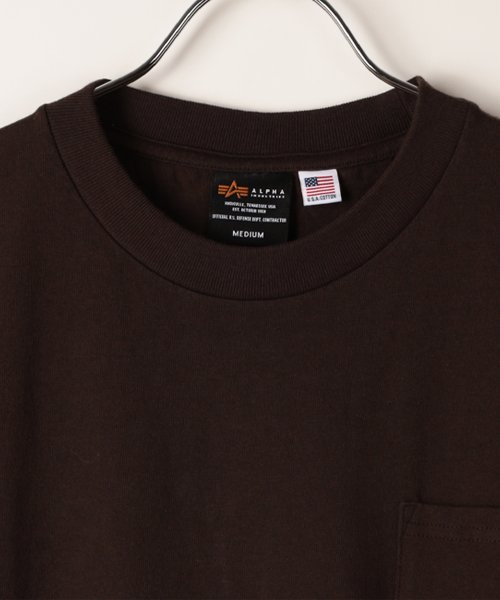 ALPHA INDUSTRIES(アルファインダストリーズ)/【ALPHA】 アルファ POCKET Tシャツ/img03