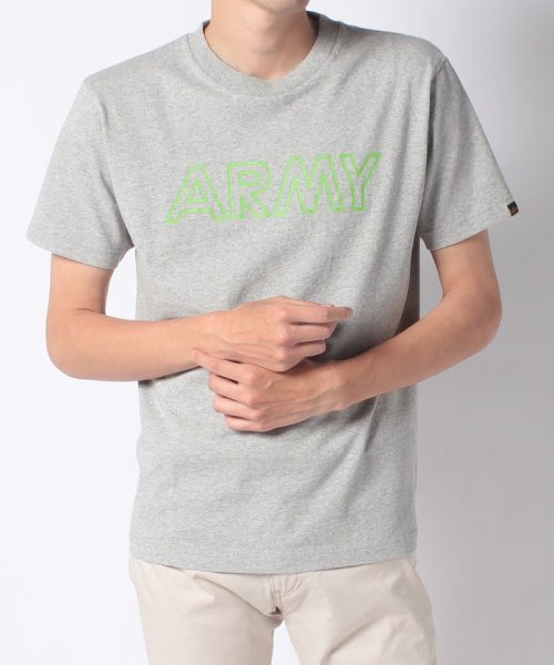 ALPHA INDUSTRIES(アルファインダストリーズ)/【ALPHA】 アルファ ARMY Tシャツ/img09