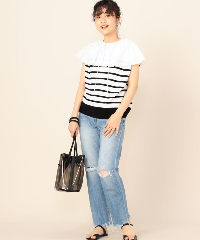 新品未使用【イエナ】上質素材ホールガーメント ノースリーブニット F