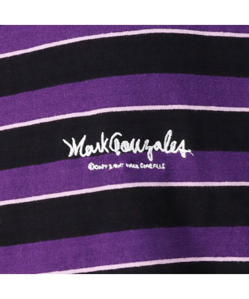 MAC HOUSE(men)(マックハウス（メンズ）)/Mark Gonzales マークゴンザレス ロゴ刺繍ボーダー半袖Tシャツ 2G7－11332/img07