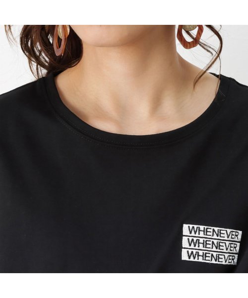 MAC HOUSE(women)(マックハウス（レディース）)/T－GRAPHICS ティーグラフィックス 胸3段刺繍Tシャツ EJ213－WC203/img04