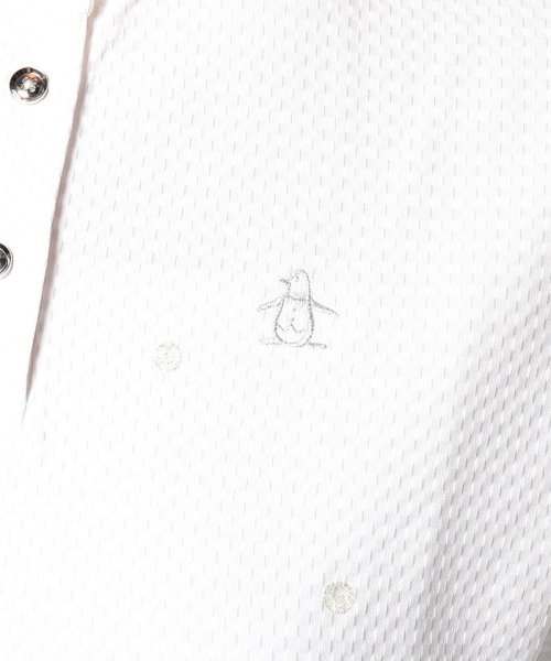 Munsingwear(マンシングウェア)/【サンスクリーン】【吸汗速乾】【UPF50】サッカージャカードスプラッシュラメプリント半袖シャツ【OUTLET【アウトレット】/img04