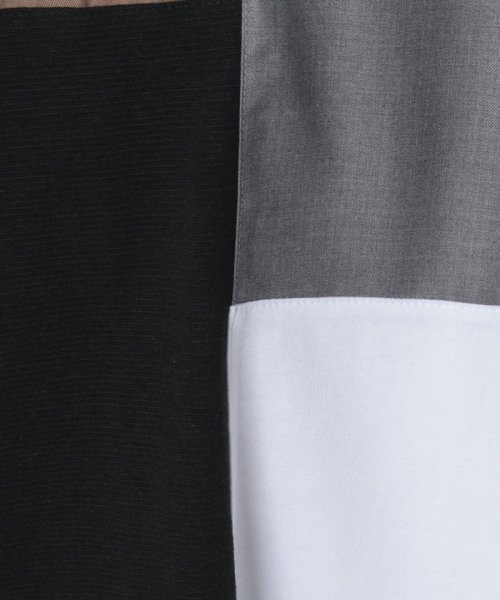 marukawa shonan(marukawa shonan)/エコ素材 ブロック パネル切替 半袖Tシャツ メンズ Tシャツ 切り替え サスティナブル カジュアル/img13