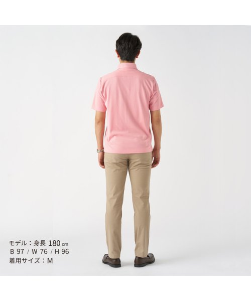 Pitta Re:)(ピッタリ)/ビズポロ ワンピースボタンダウン 半袖ポロシャツ/img04
