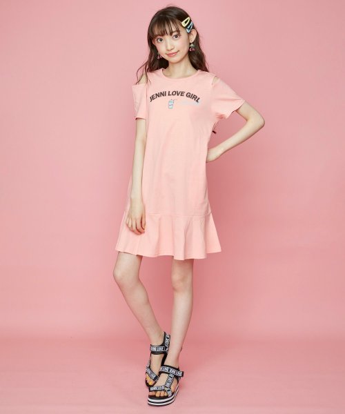 セール 60 Off 防蚊肩あきフレアワンピース ジェニィラブ Jenni Love Magaseek