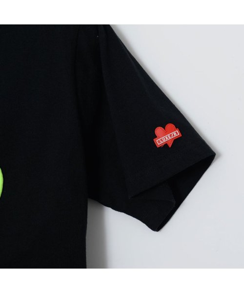 SB Select(エスビーセレクト)/LUXE/R 発泡ベアプリントクルーネック半袖Tシャツ メンズ 半袖  クマ 熊 モノグラム 蛍光色 ネオンカラー/img08