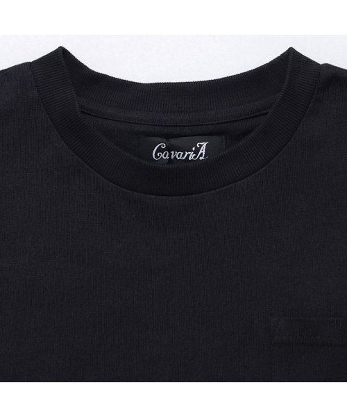 CavariA(キャバリア)/CavariA クルーネック半袖ビッグTシャツ×ロングタンクトップセット メンズ 重ね着 2枚セット レイヤード ルーズシルエット【C】/img13