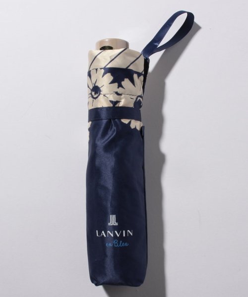 LANVIN en Bleu(umbrella)(ランバンオンブルー（傘）)/折りたたみ傘　クイックアーチ　サテンマーガレット/img02