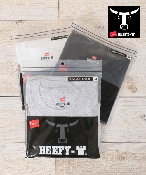 marukawa shonan(marukawa shonan)/【Hanes/ヘインズ】BEEFY－T 1P /ビーフィー パックTシャツ /ヘビーウェイト クルーネック インナー/img06