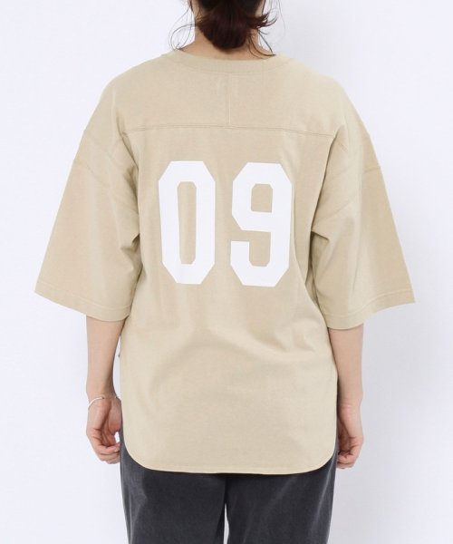 coen(coen)/【WEB限定復刻】USAコットンナンバーバックプリントTシャツ#/img25