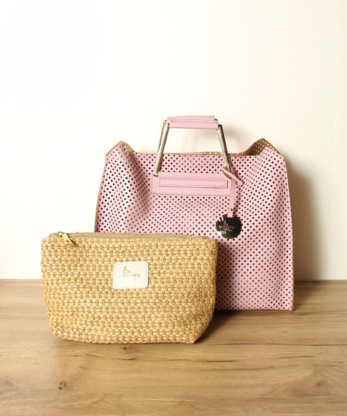 QUEENS COURT(クイーンズコート)/【BEVINI MODENA】レザーハンドルBAG/img18