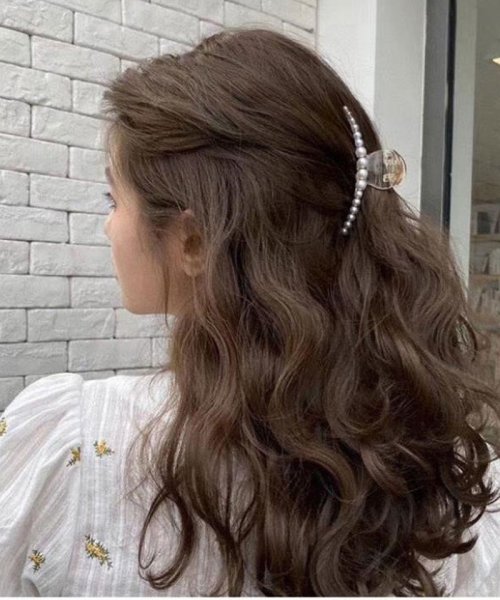 セール パール バンスクリップ ヘアクリップ 大粒パール バレッタ まとめ髪 髪飾り ヘアアクセサリー 髪留め ヘアアレンジ アクセント ショッピングゴー Shoppinggo Magaseek