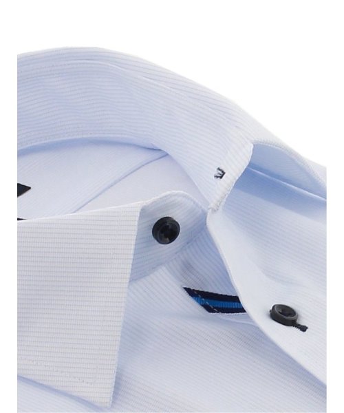 TAKA-Q(タカキュー)/ノーアイロン ストレッチ レギュラーフィット ワイドカラー 半袖 ニットシャツ ワイシャツ/img01