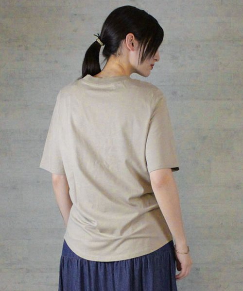 atONE(アットワン)/プチハイネック半袖Tシャツ/img08
