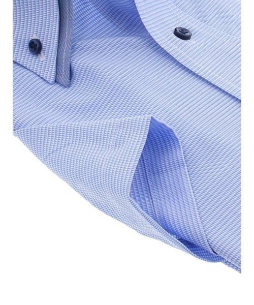 TAKA-Q(タカキュー)/形態安定吸水速乾 レギュラーフィット 2枚衿ボタンダウン 半袖 ワイシャツ/img02