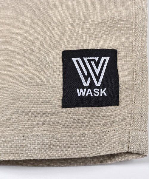 WASK(ワスク)/5.5分丈 ボックス プリントアサレーヨン パンツ (100~160cm)/img10
