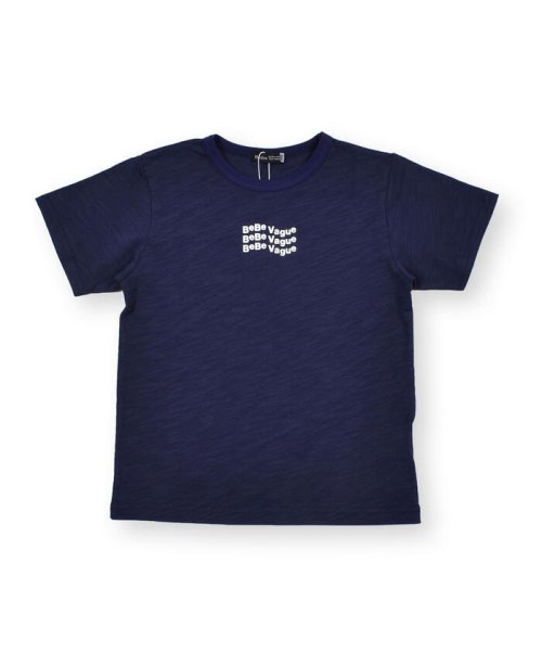 BeBe(ベベ)/1971 ロゴ ウェーブ プリント 半袖 Tシャツ （90～150cm）/img05