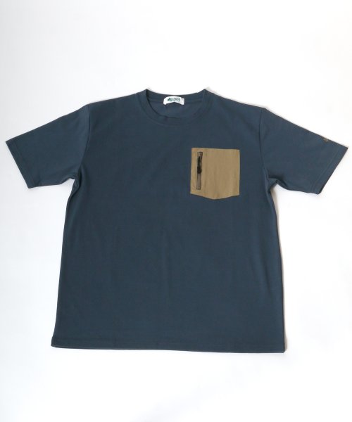MARUKAWA(マルカワ)/【LOGOS】ロゴス 布帛 ジップポケットTシャツ 半袖/img10
