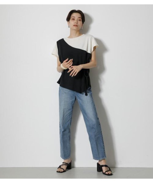 AZUL by moussy(アズールバイマウジー)/FAKE LAYERED ONE SHOULDER TOPS/img03