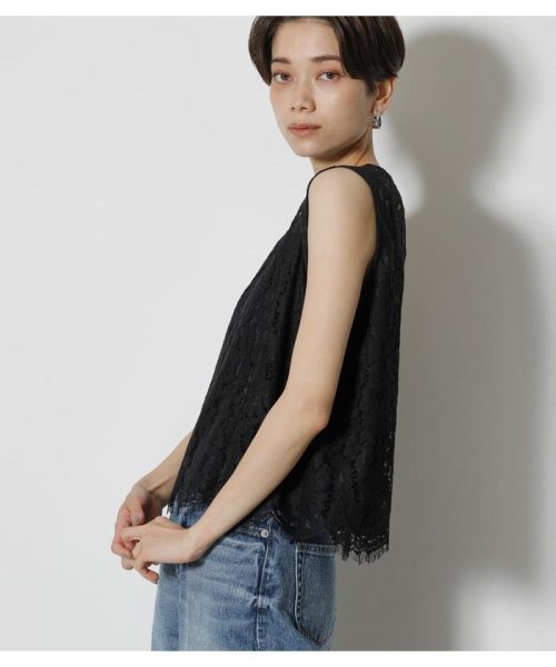 AZUL by moussy(アズールバイマウジー)/SCALLOP LACE TOPS/img01