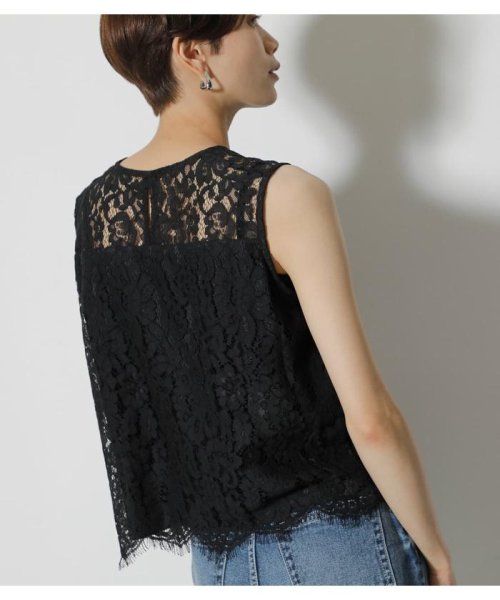 AZUL by moussy(アズールバイマウジー)/SCALLOP LACE TOPS/img02