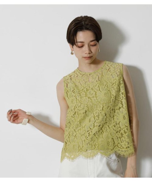 AZUL by moussy(アズールバイマウジー)/SCALLOP LACE TOPS/img10
