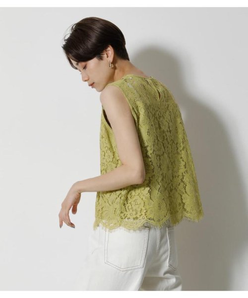 AZUL by moussy(アズールバイマウジー)/SCALLOP LACE TOPS/img11