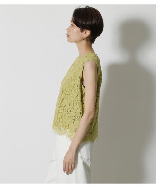 AZUL by moussy(アズールバイマウジー)/SCALLOP LACE TOPS/img14