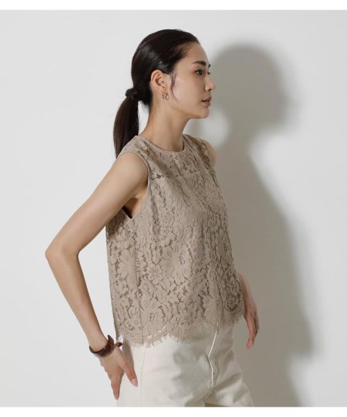 AZUL by moussy(アズールバイマウジー)/SCALLOP LACE TOPS/img19