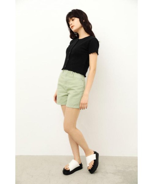 LAGUA GEM(ラグアジェム)/FRONT BUTTON CROPPED TOPS/img08