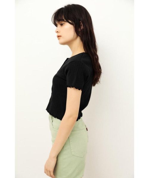 LAGUA GEM(ラグアジェム)/FRONT BUTTON CROPPED TOPS/img10