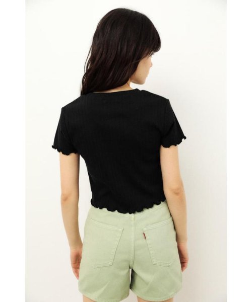 LAGUA GEM(ラグアジェム)/FRONT BUTTON CROPPED TOPS/img11