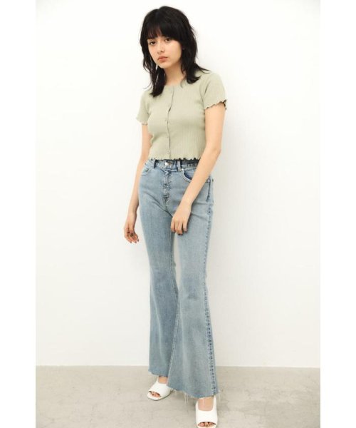 LAGUA GEM(ラグアジェム)/FRONT BUTTON CROPPED TOPS/img15