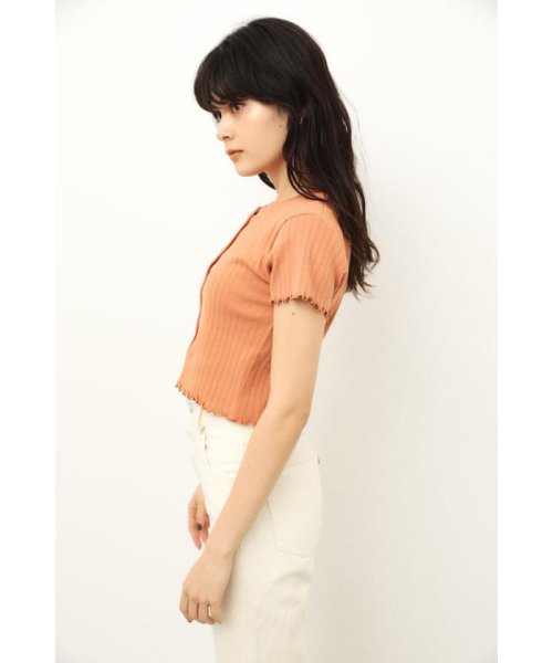 LAGUA GEM(ラグアジェム)/FRONT BUTTON CROPPED TOPS/img31