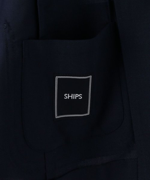 SHIPS MEN(シップス　メン)/SHIPS：洗濯機洗い可能 ウールミックス ネイビー ジャケット/img13