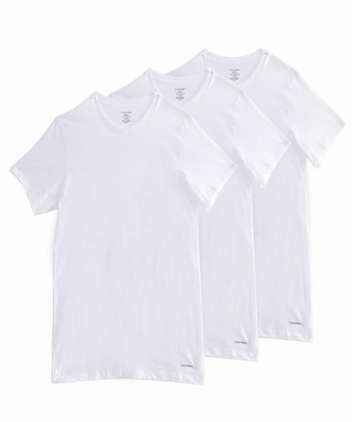 Calvin Klein(カルバンクライン)/カルバンクラインク ルーネックTシャツ　アンダーウェア Calvin Klein CKコットンクラシック3パックＴシャツ3枚組/img01
