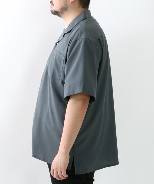 MARUKAWA(大きいサイズのマルカワ)/大きいサイズ 2L 3L 4L 5L オープンカラーシャツ 半袖 開襟シャツ メンズ カジュアル 半そで 綿麻  夏 /img06