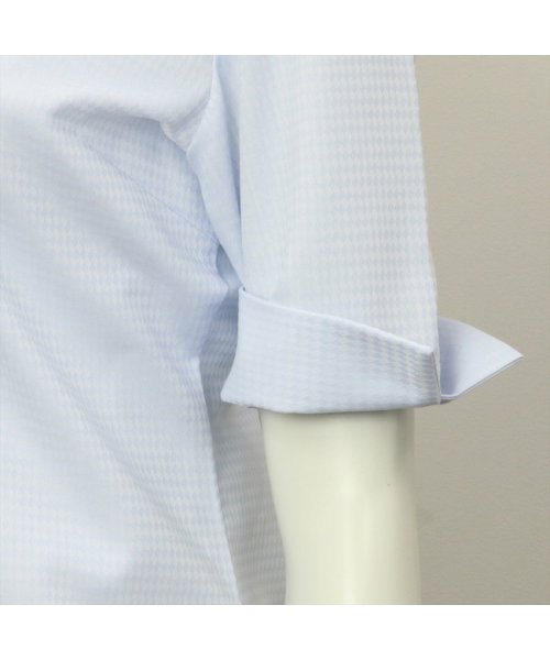 TOKYO SHIRTS(TOKYO SHIRTS)/形態安定 レギュラー衿 再生ポリエステル 五分袖ビジネスワイシャツ/img05