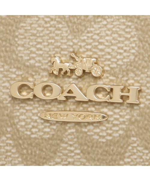 COACH(コーチ)/コーチ アウトレット 三つ折り財布 シグネチャー  ライトベージュ レディース COACH 91806 IMDQC/img06