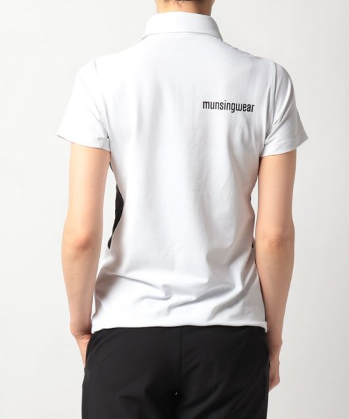 Munsingwear(マンシングウェア)/【公式通販限定】MOTION 3D 台衿付きジップアップ半袖シャツ【アウトレット】/img02