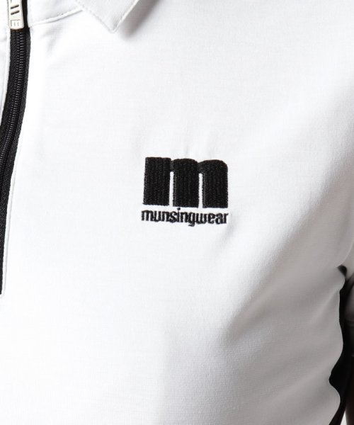 Munsingwear(マンシングウェア)/【公式通販限定】MOTION 3D 台衿付きジップアップ半袖シャツ【アウトレット】/img05